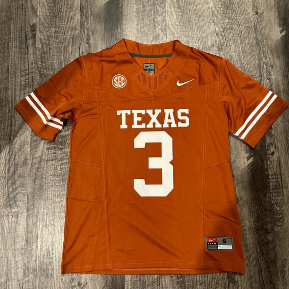 Quinn Ewers Texas Longhorns Orange Jersey Men’s Size S-3XL - Picture 1 of 7